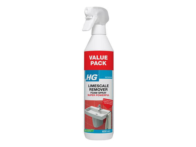 H G Limescale Remover Foam Spray Super Power 650Ml 605065106