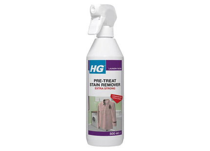 H G Pre-Treat Stain Remover Extra Strong 500Ml