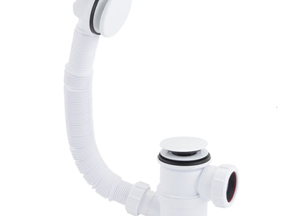 McAlpine Bath Trap Waste & O/Flow -  Gloss White