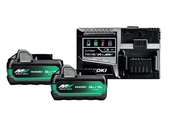 Hikoki Uc18ysl3jhz Mv Start Pack 2.5Ah/5.0Ah 18V