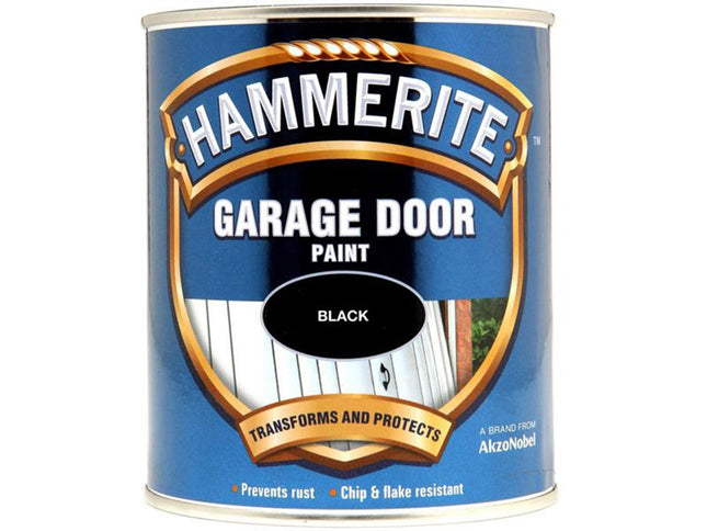 Hammerite Garage Door Enamel Black 750Ml