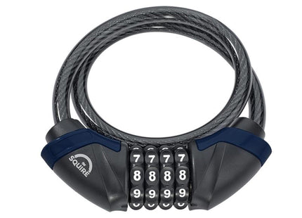Squire Cable Lock Re-Codable Combination 600 Kildacombi 10/600
