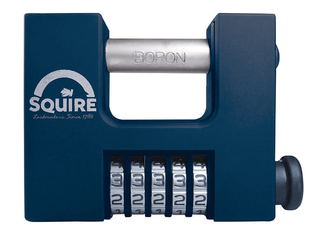 Squire CBW85 Hi-Security Shutter Combination Padlock 83mm Boxed