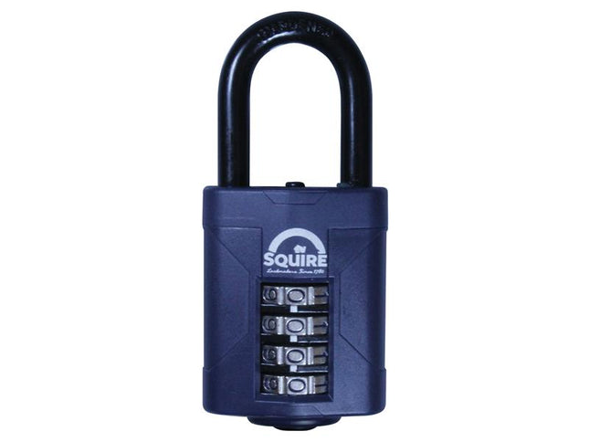 Squire CP50/1.5 Combination Padlock 4-Wheel 50mm Long Shackle 38mm Boxed