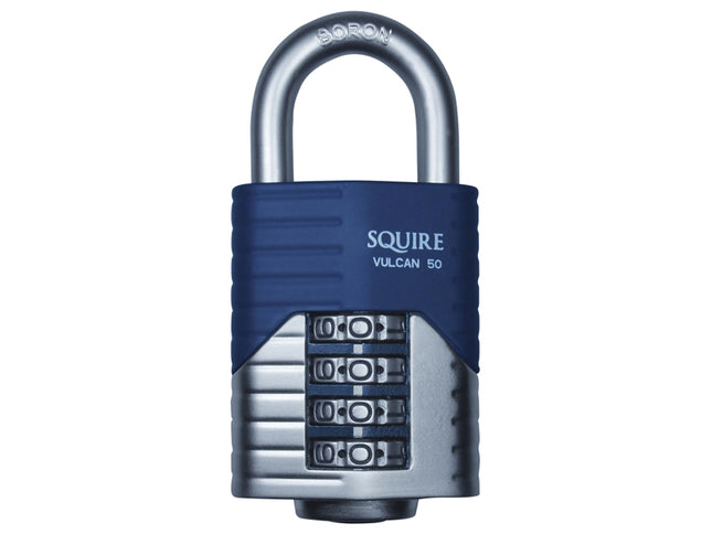 Squire Vulcan Open Boron Shackle Combination Padlock 40mm Boxed