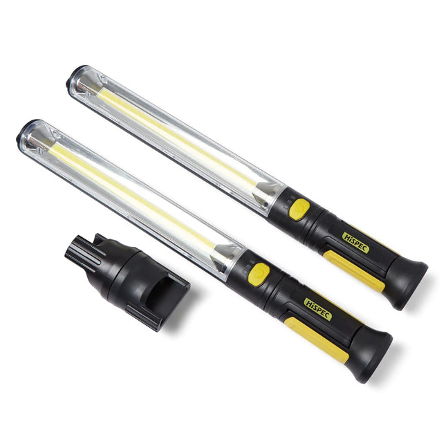 Hi-Spec Multi Work Light 2X10w Rechargeable - IP65 Rated - Black Finish