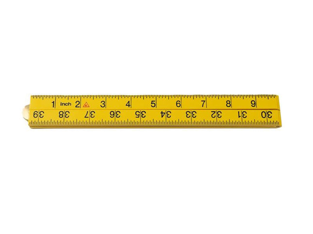 Hultafors G64-1-4-16 Polycarbonate Folding Rule 1M - 201324 - Precision Measuring Tool