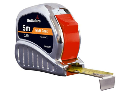 Hultafors TM5ME Chrome Tri-Matic Pocket Tape 5m/16ft (Width 19mm) HUL368113