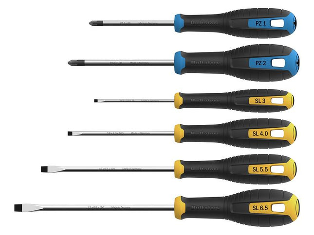 Hultafors Pozidriv & Slotted Screwdriver Set, 6 Piece HUL444415