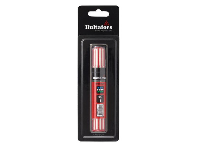 Hultafors Dry Marker Refill Blue/White/Green (10) Blister Pack HUL650240