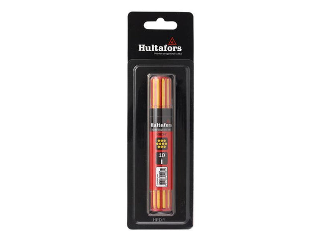 Hultafors Dry Marker Refill Yellow (10) Blister Pack HUL650260