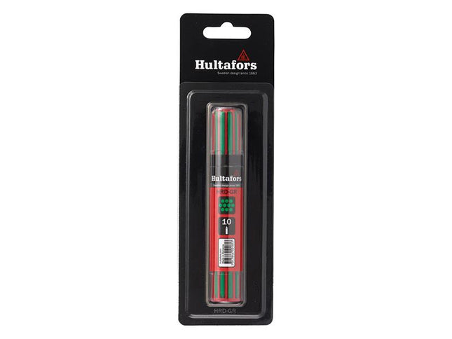 Hultafors Dry Marker Refill Green (10) Blister Pack HUL650280