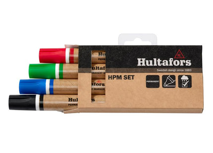 Hultafors HPM Permanent Marker Set, 4 Piece