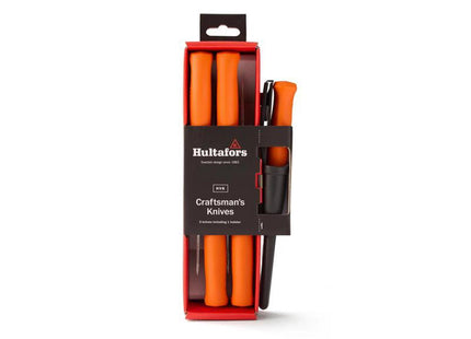 Hultafors Craftsman’s Knife HVK 5 Pack - 93mm Blade, Carbon Steel - Perfect for Craftsmen