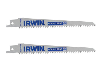 IRWIN® Sabre Saw Blade Wood/PVC Cutting 152mm Pack of 2                                