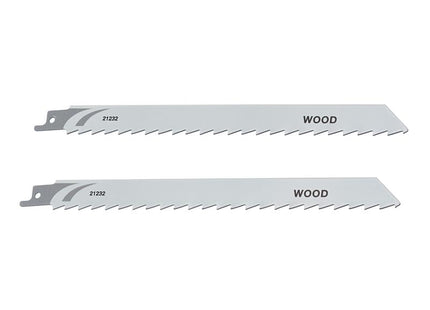 IRWIN® Sabre Saw Blade Coarse Wood Cutting 228mm Pack of 2                             