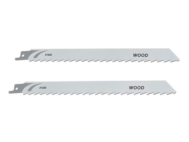 IRWIN® Sabre Saw Blade Coarse Wood Cutting 228mm Pack of 2                             