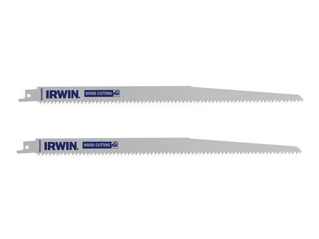 IRWIN® Sabre Saw Blade Coarse Wood Cutting 305mm Pack of 2                             