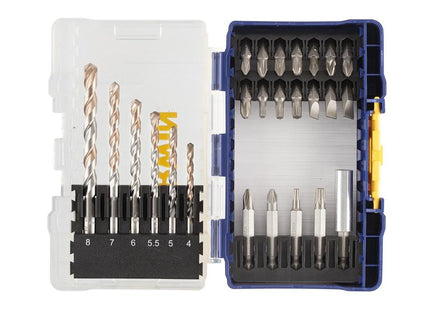 IRWIN Multi Material & Screwdriving Set, 25 Piece