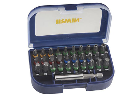 IRWIN® Colour Coded Screwdriver Bit Set, 31 Piece                                      