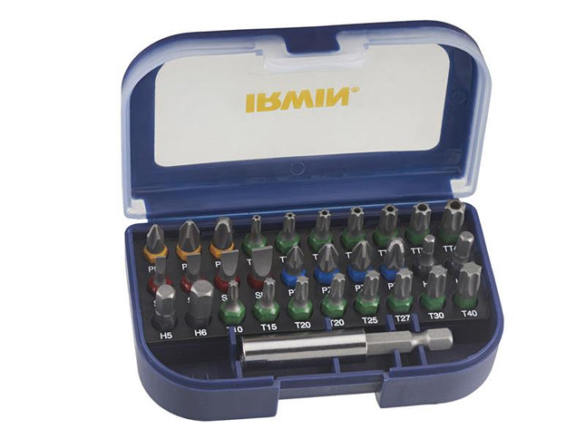 IRWIN® Colour Coded Screwdriver Bit Set, 31 Piece                                      