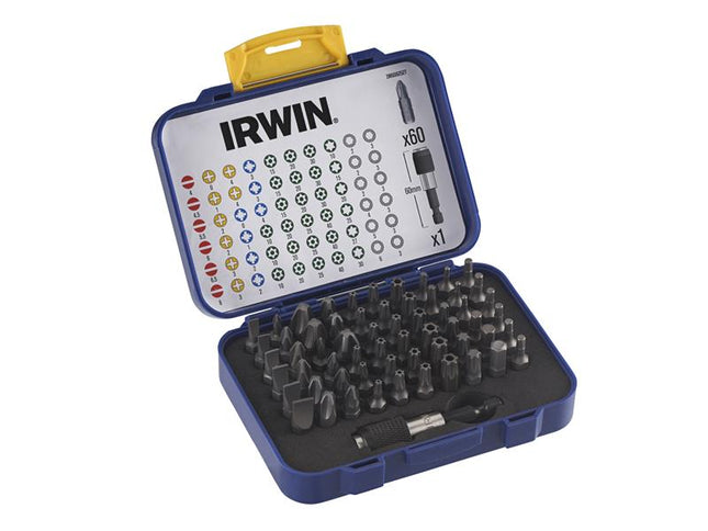 IRWIN® Colour Coded Screwdriver Bit Set, 61 Piece                                      