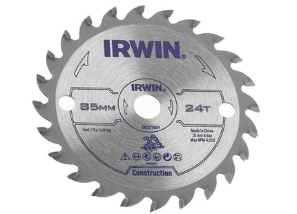 IRWIN® General Purpose Saw Blade 85 x 10mm x 24T ATB                                   