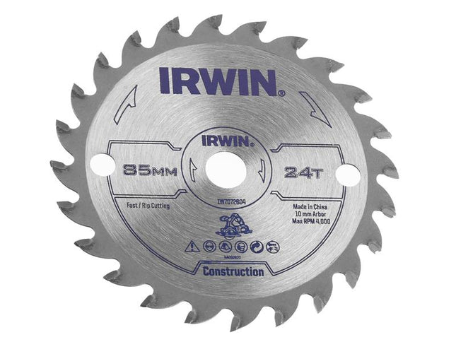 IRWIN® General Purpose Saw Blade 85 x 10mm x 24T ATB                                   