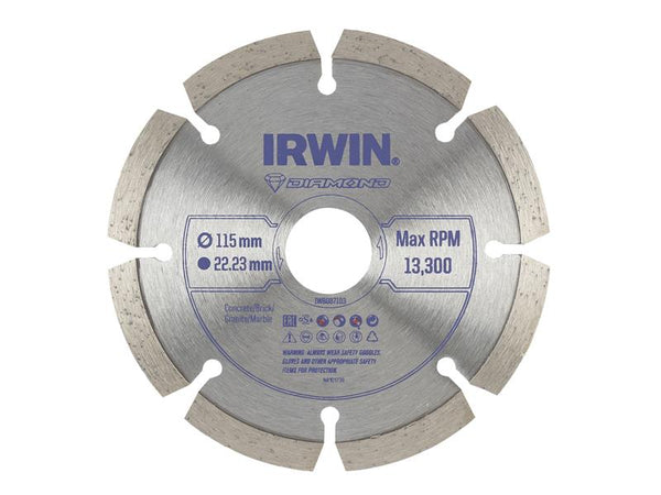 IRWIN® Segmented Diamond Blade 115 x 22.23mm                                           