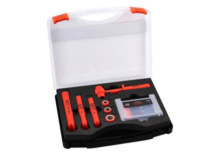 Itl Insulated Insulated Socket, Ratchet, Spanner & Bit Set, 19 Piece