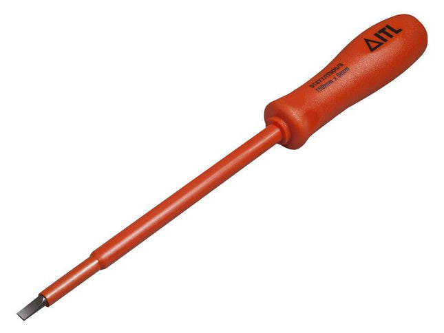 ITL Insulated Insulated Slim Slotted Screwdriver 150 x 8mm