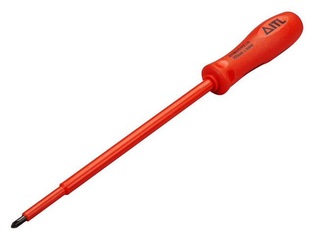 ITL Insulated Insulated Screwdriver Pozi No.1 x 200mm (8in)