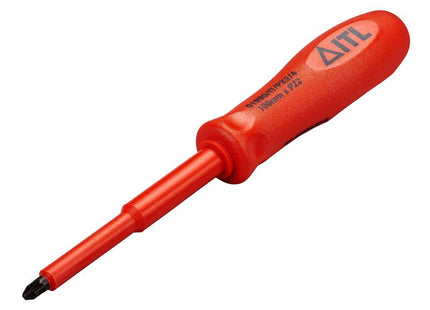 ITL Insulated Insulated Slotted/Pozidriv Screwdriver 75 x 5mm x PZ1