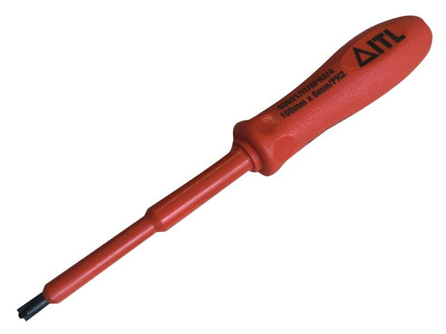 ITL Insulated Insulated Slotted/Phillips Screwdriver 100 x 6mm x PH2