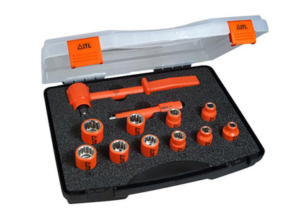 ITL Insulated Insulated 3/8in Drive Socket Set, 12 Piece