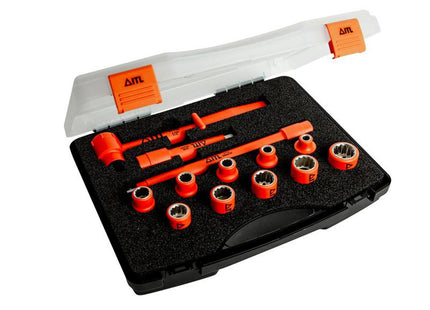 ITL Insulated Insulated 3/8In Drive Socket Set, 13 Piece
