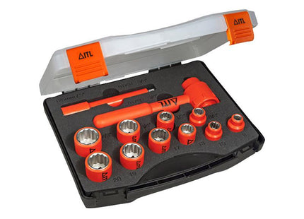 ITL Insulated Insulated 3/8in Drive Socket Set, 12 Piece