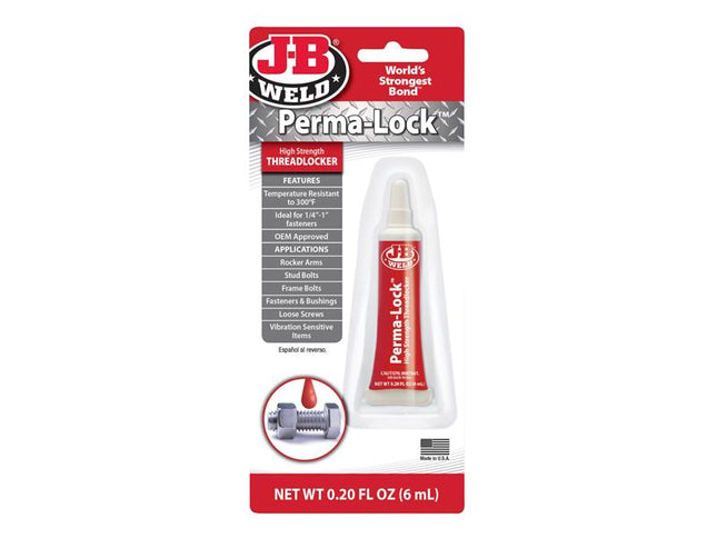 J-B Weld Perma-lock High High Strength Threadlocker 6ml