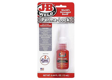J-B Weld Perma-Lock Red High High Strength Threadlocker 13Ml