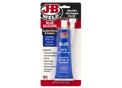 J-B Weld Silicone Gasket Maker & Sealant Blue 85g