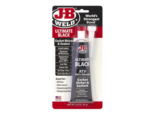 J-B Weld Silicone Gasket Maker & Sealant Black 85g