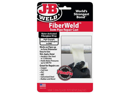 J-B Weld Fiberweld Pipe Repair Cast 5 X 152Cm
