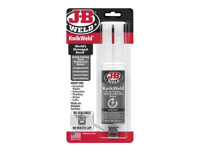 J-B Weld KwikWeld Epoxy Syringe 25ml