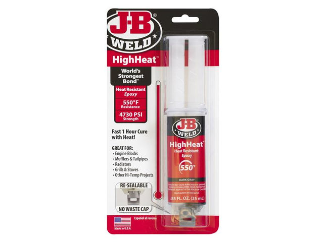 J-B Weld HighHeat Epoxy Syringe 25ml