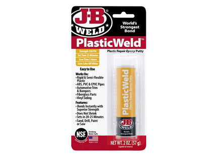 J-B Weld PlasticWeld Epoxy Putty 57g