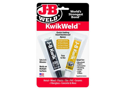 J-B Weld KwikWeld Epoxy Adhesive 2 x 30ml