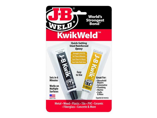 J-B Weld KwikWeld Epoxy Adhesive 2 x 30ml