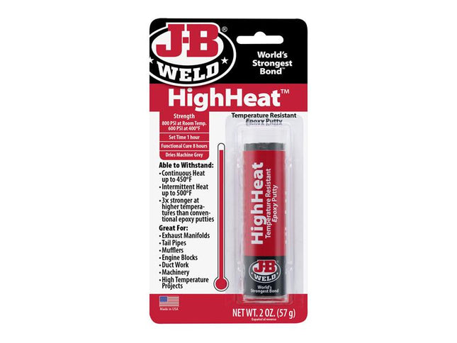 J-B Weld HighHeat Epoxy Putty 57g