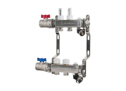 John Guest Speedfit UFH Euroconus Manifold Bval 2 Port - JGUFHMAN2E