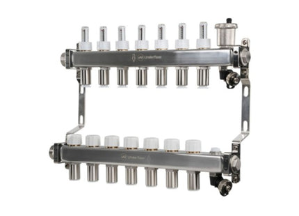 John Guest Speedfit 15mm 7 Port UFH Manifold - JGUFHMAN7/4 - For Efficient Heating